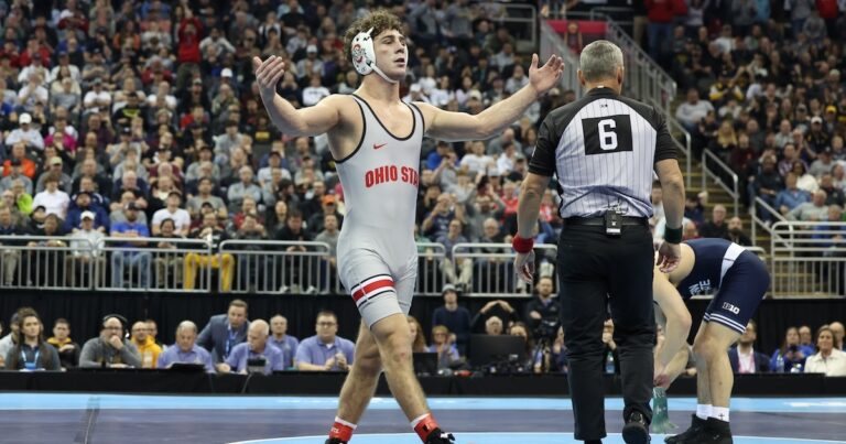 Ohio State’s Jesse Mendez Falls Short of Third Consecutive National Title