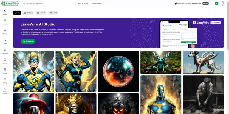 LimeWire AI Studio Review 2023: Exploring Features, Pricing, and Creative Potential