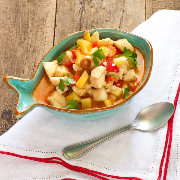 Quick Fish Chowder with Hot Butter Crackers