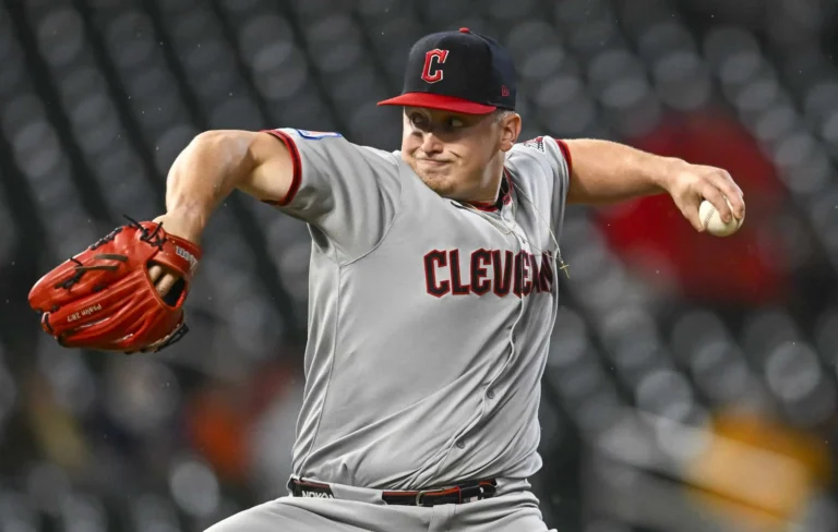 Guardians’ Rookie Parker Messick Struggles in 7-1 Defeat to Athletics