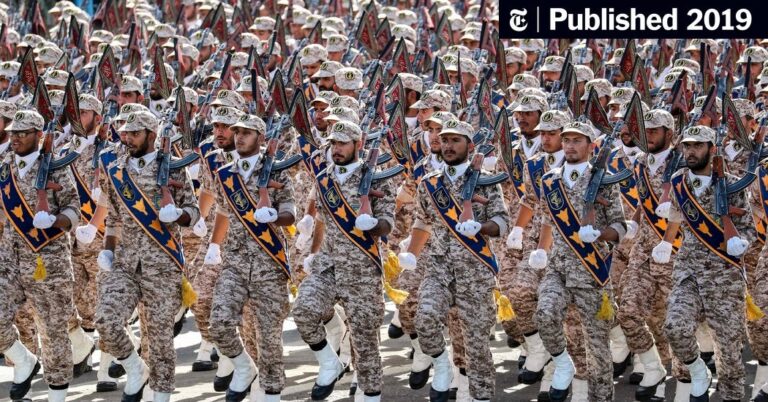 Iran’s Revolutionary Guards Reveal New Map of Strait of Hormuz Control